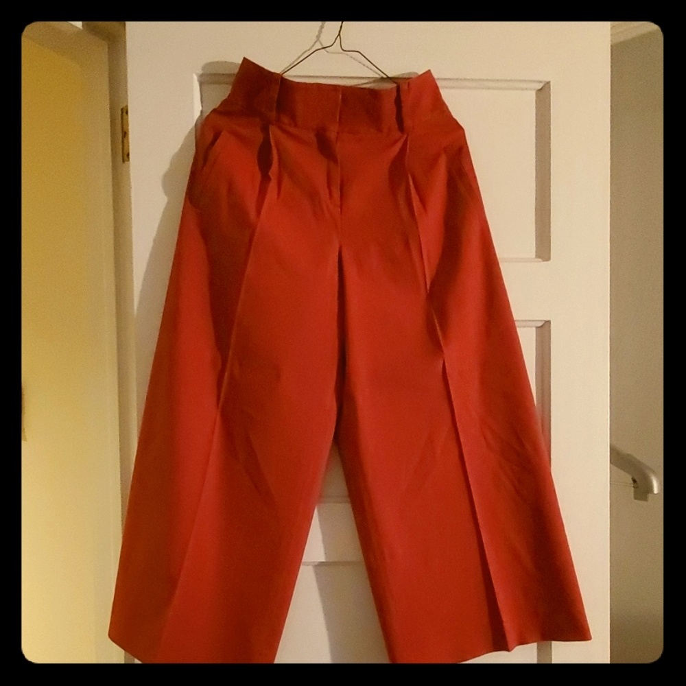 DVF Wide Leg Cropped Trouser